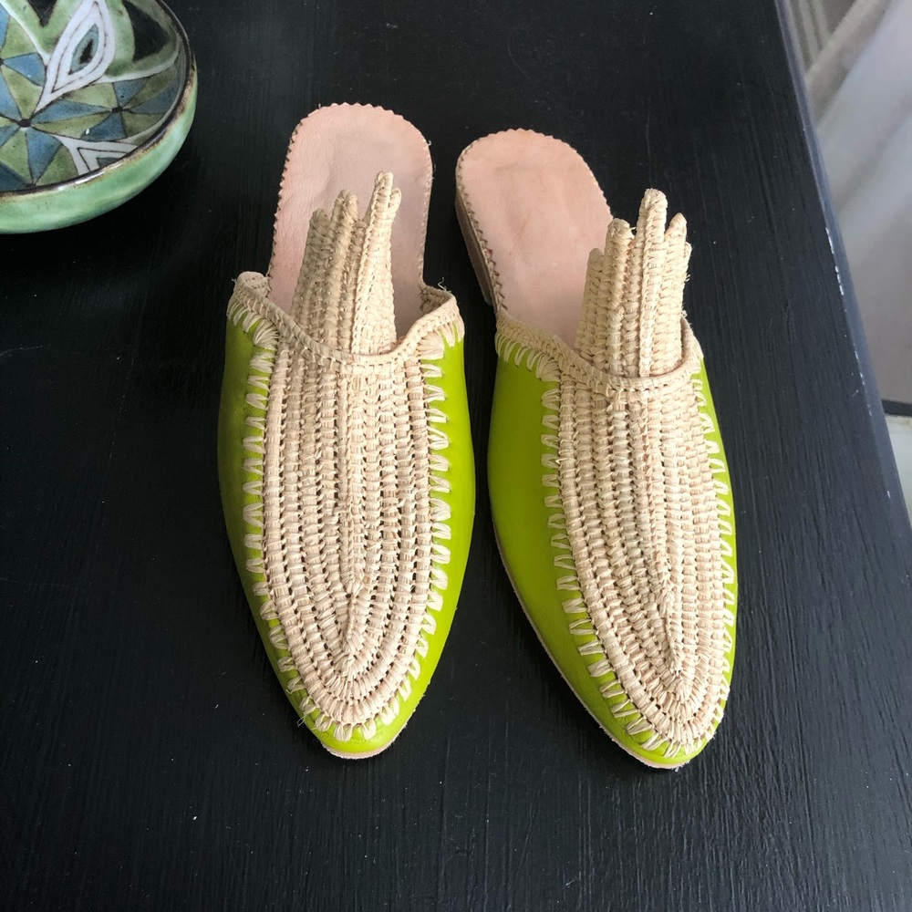 Moroccan handmade shoes, size 7.5